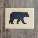 Bear Plaque - Solar Pyrography- SunFunArt.com