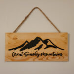 Great Smoky Mountains sign - Solar Pyrography - SunFunArt.com