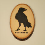 Solar Pyrography - The Raven - Nevermore - Poe - SunFunArt.com