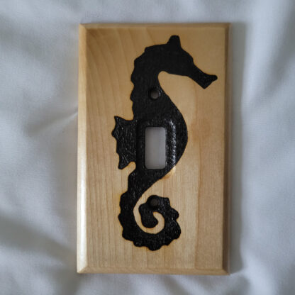 Solar Wood Burning Seahorse