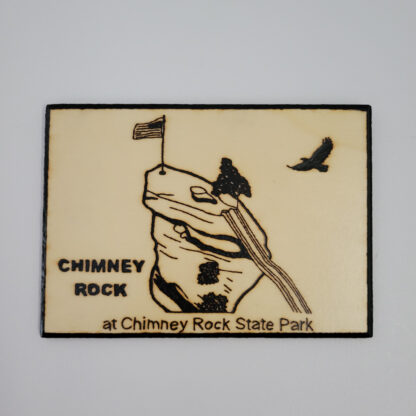 Chimney Rock Wooden Plaque