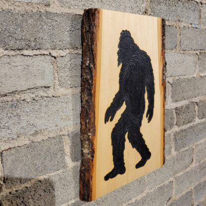 Bigfoot Live Edge Rustic Plaque