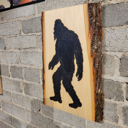 Bigfoot Live Edge Rustic Plaque