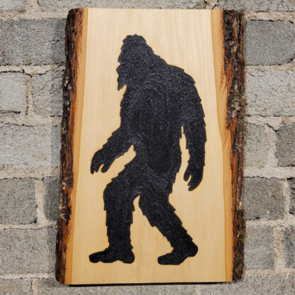 Bigfoot Live Edge Rustic Plaque