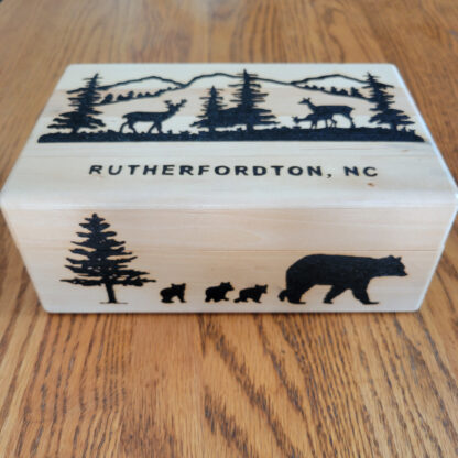 Rutherfordton NC Souvenir Box