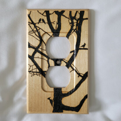 Rustic Tree - Outlet Cover Plate