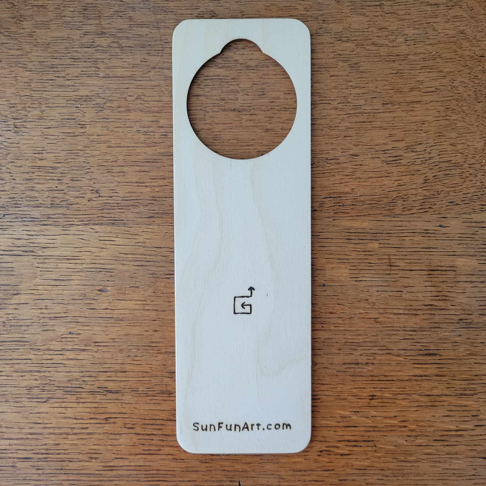 Bigfoot - Wooden Door Hanger